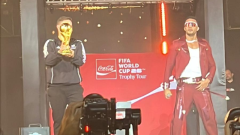 محمد رمضان يظهر مع كأس العالم 2026 على مسرح استاد القاهرة..بالصور