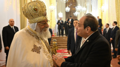 الرئيس السيسي يطمئن تليفونياً على صحة البابا تواضروس الثاني