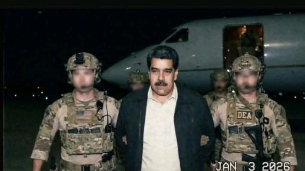 لحظة اعتقال رئيس فنزويلا
