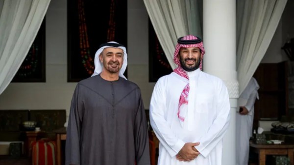 ولي عهد السعودية ومحمد بن زايد 