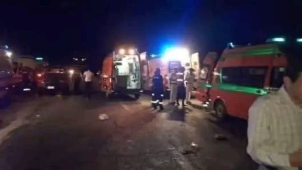 موقع الحادث بالشرقية الأن