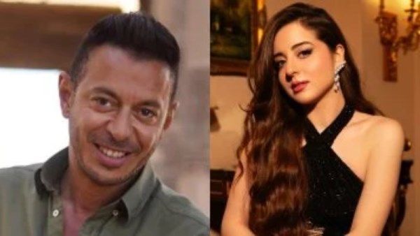 الفنانة سارة نور والفنان مصطفى شعبان 