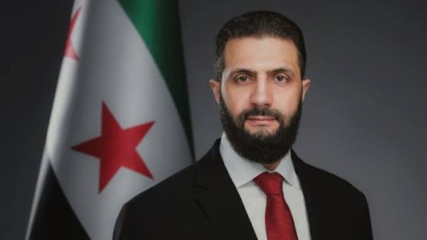 الرئيس السوري المؤقت أحمد الشرع 