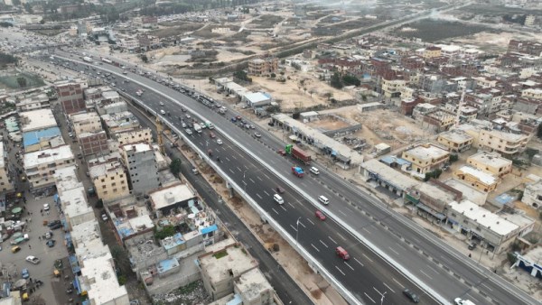 كوبري العامرية بعد التطوير