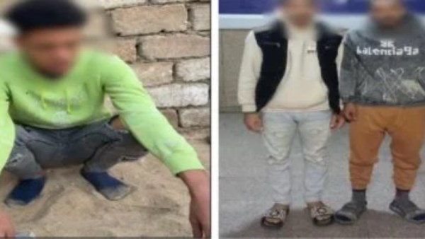 المتهمين بعد ضبتهم