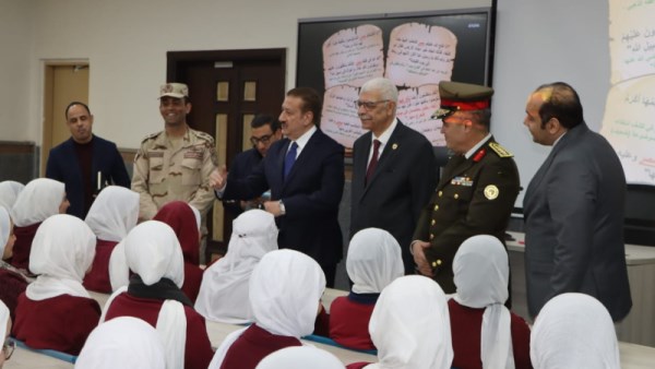 جولة تفقدية بجامعة المنوفية الأهلية