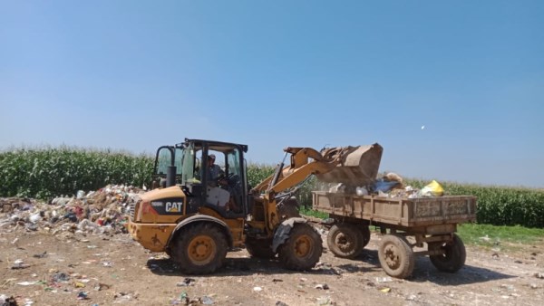 سقوط كف لودر على عامل بالدقهلية 