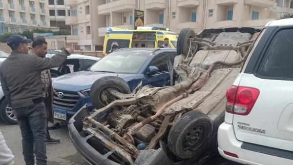 حادث كورنيش مطروح