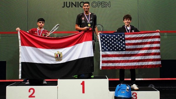  أبطال مصر في الإسكواش