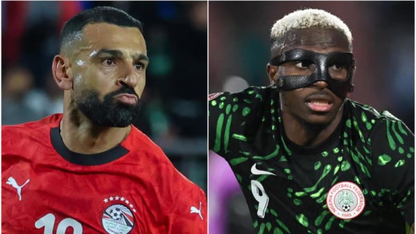 فيكتور أوسيمين ومحمد صلاح 