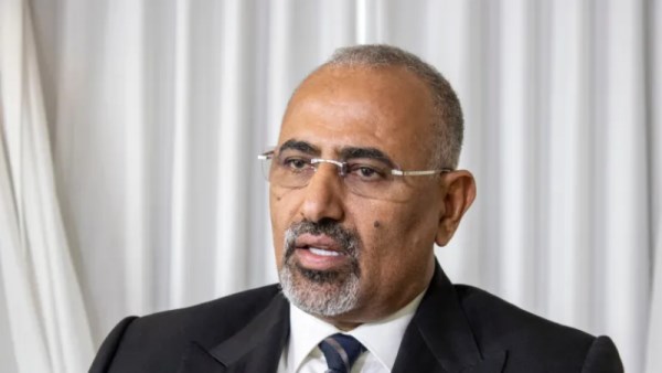 عيدروس الزبيدي رئيس المجلس الانتقالي الجنوبي في اليمن الهارب