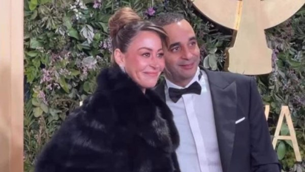 أحمد الجنايني ومنة شلبي من حفل «joy awards»