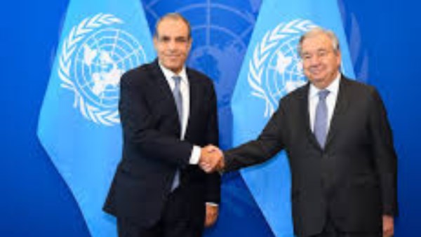 وزير الخارجية المصري والسيد أنطونيو غوتيريش