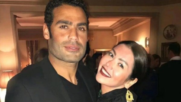 لقاء الخميسي وزوجها 