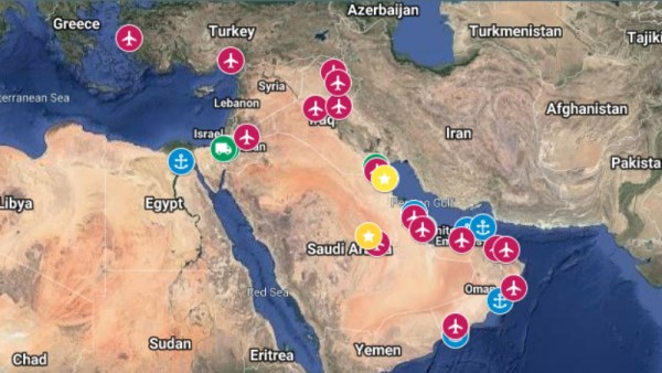 القواعد الأمريكية في الشرق الأوسط