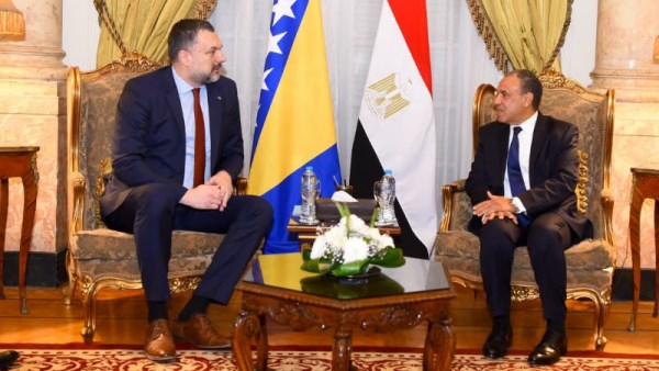 وزير الخارجية ونظيره البوسنى