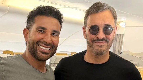 أحمد سعد يلتقي القيصر ويعلق: أستاذي العزيز كاظم الساهر 