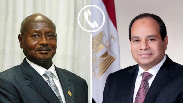 الرئيس السيسي يهنئ نظيره الأوغندي بمناسبة اعاده انتخابه