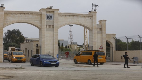  معبر الكرامة الفلسطيني شرقي أريحا في الضفة الغربية المحتلة.