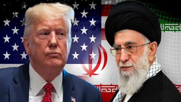 الرئيس الأمريكي دونالد ترامب والمرشد الاعلى الإيراني 