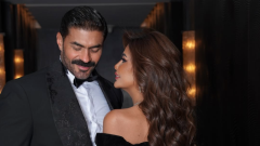 ماذا قال خالد سليم لزوجته في عيد الحب؟ إطلالة بالأسود ورسالة رومانسية