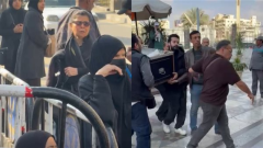 وصول جثمان الفنان ياسر صادق إلى مسجد السيدة نفيسة
