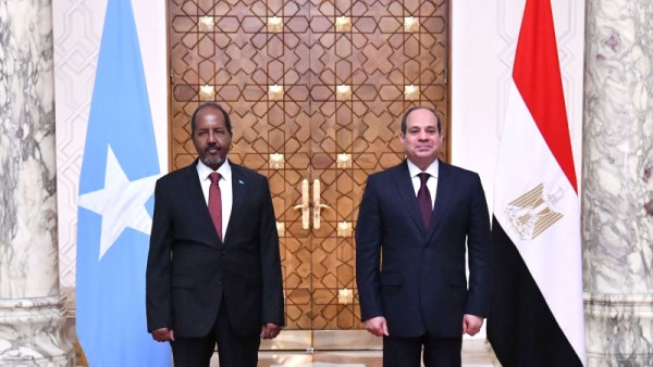 الرئيس السيسي ونظيره الصومالي