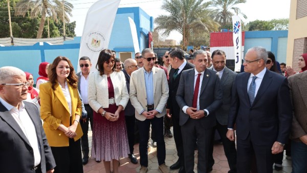 افتتاح مبنى المرحلة الإعدادية بمدرسة في الجيزة
