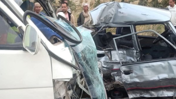 حادث تصادم بسوهاج