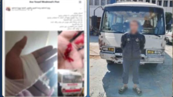 اعتداء سائق على شخص بالقاهرة