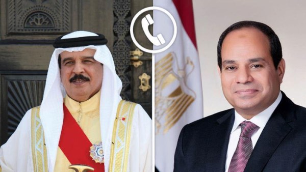 اتصال هاتفي بين الرئيس والملك حمد بن عيسى