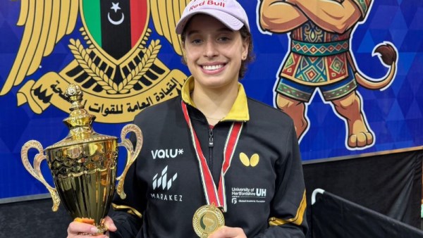 هنا جودة، لاعبة منتخب مصر لتنس الطاولة