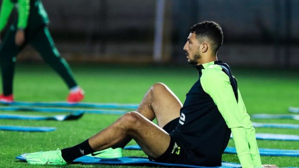 أحمد فتوح في مران الزمالك