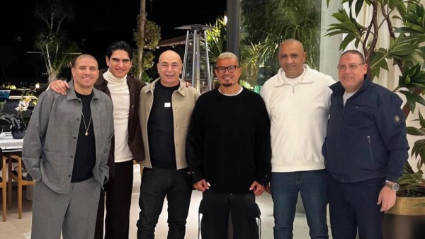  حسام حسن مع عمرو دياب وأبو هشيمة