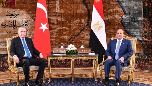 الرئيس عبدالفتاح السيسي والرئيس التركي 