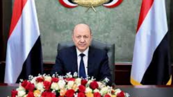 الدكتور رشاد محمد العليمي  رئيس مجلس القيادة الرئاسي اليمني
