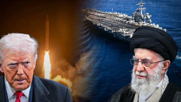 الرئيس الأمريكي دونالد ترامب والمرشد الاعلى الإيراني 