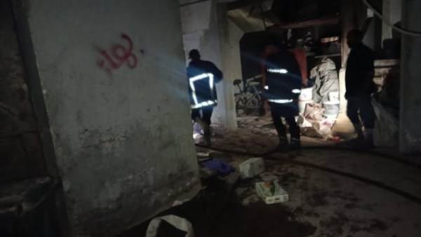 حريق مطعم أسيوط 