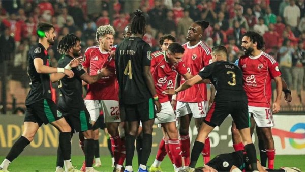 أحداث مباراة الأهلى والجيش الملكي 