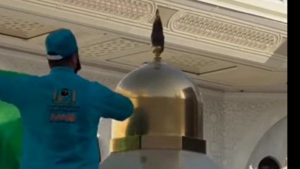 عسل النحل على مقام سيدنا إبراهيم بالحرم المكي