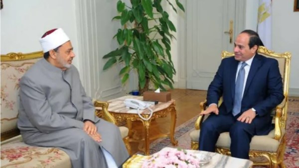 الرئيس عبدالفتاح السيسي و شيخ الأزهر 