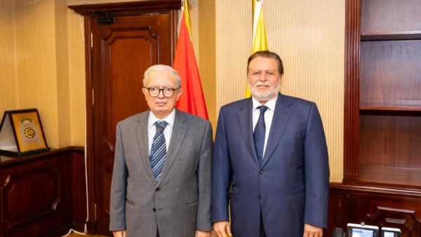 محافظ البنك المركزي مع نائب رئيس الوزراء