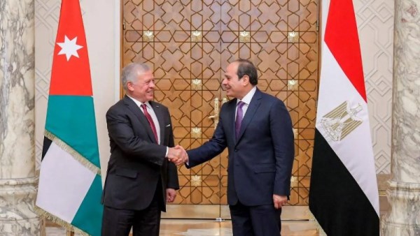 الرئيس عبد الفتاح السيسي والملك عبد الله الثاني
