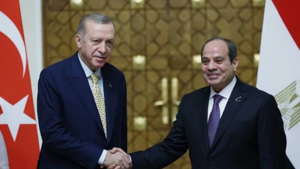 الرئيس عبد الفتاح السيسي والرئيس التركي 