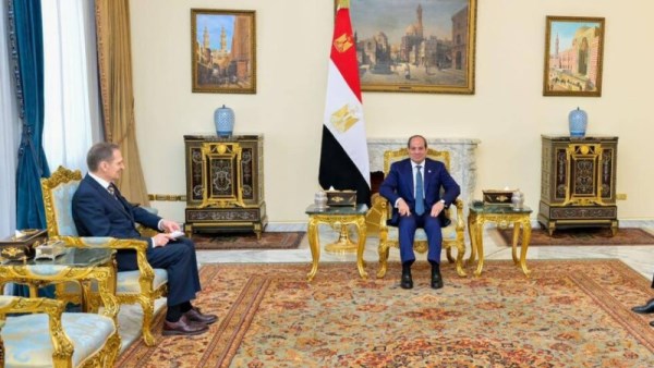 الرئيس عبد الفتاح السيسي و سيرجي نار يشكين