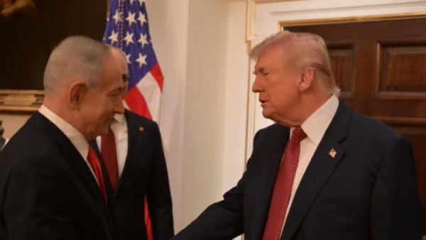 الرئيس الأمريكي دونالد ترامب ونتنياهو