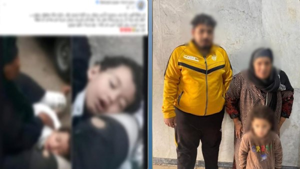 قيام سيدة بإستغلال حفيدها في التسول