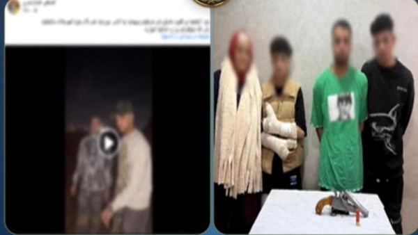 كواليس فيديو إطلاق أعيرة نارية فى الهواء بالقليوبية