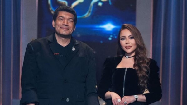 الاعلامية اسما ابراهيم والفنان باسم سمرة