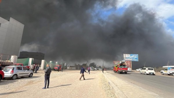حريق مصنع الدقهلية 